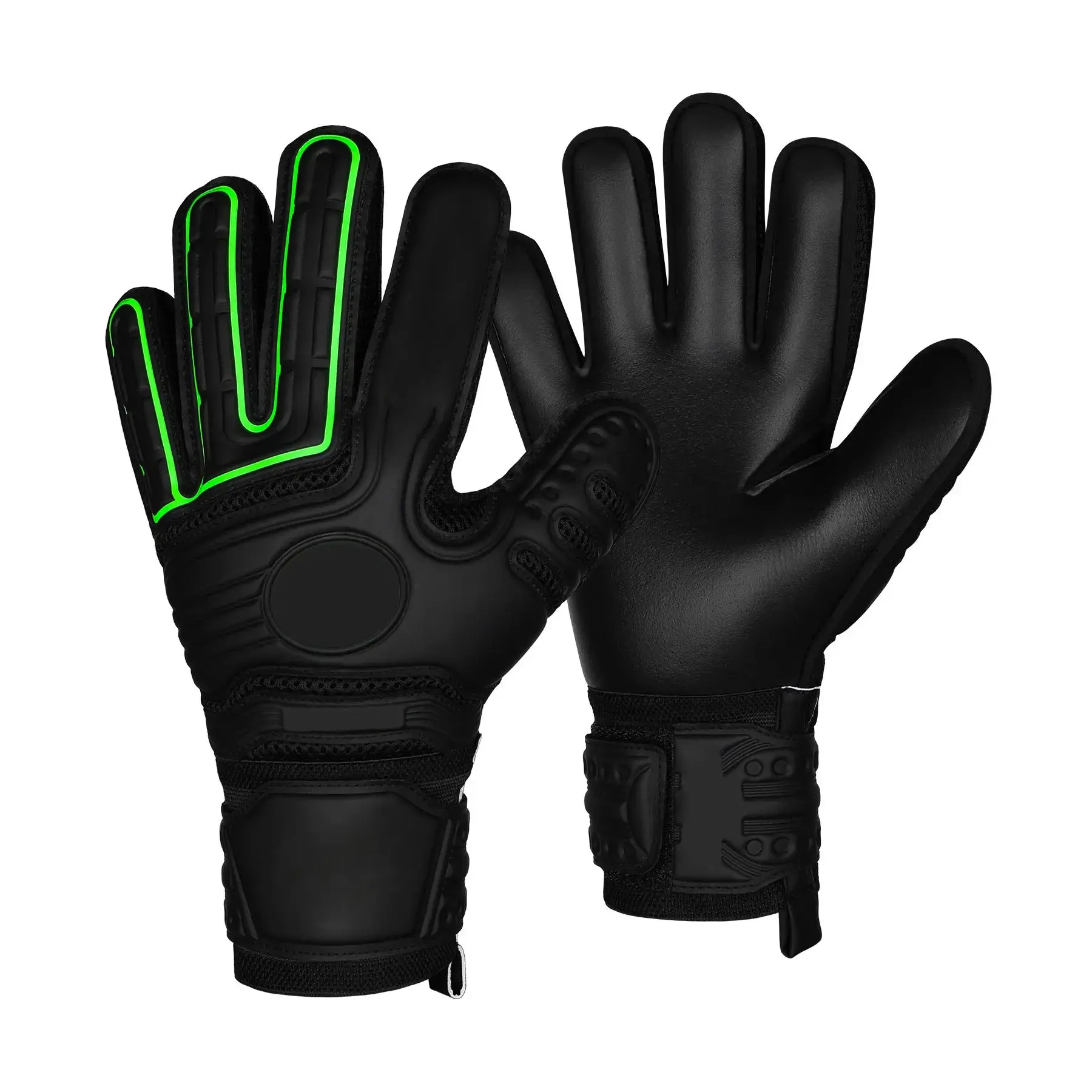 Profession elle Fußball Torwart Handschuhe für Fußball Unisex Oem Custom ized Logo Finger verpackung Schutz Farbe Moq