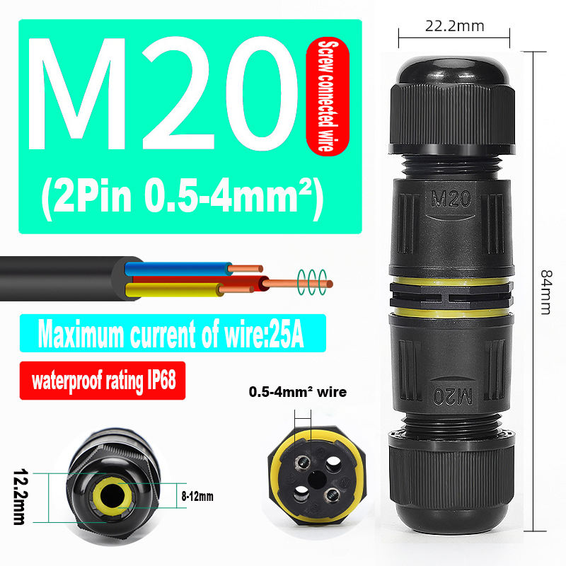 M20-2P(8-12MM)