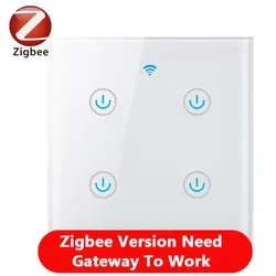 Zigbee White 4Gang