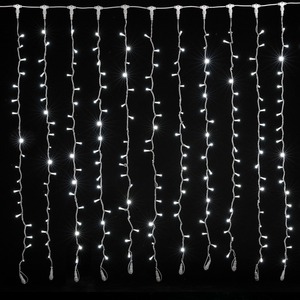 Waterproof <strong>Custom</strong> LED Curtain <strong>String</strong> <strong>Lights</strong> Factory Wholesale High Quality Rubber Cable for Outdoor Backdrop with <strong>Lights</strong> - Product Image 1