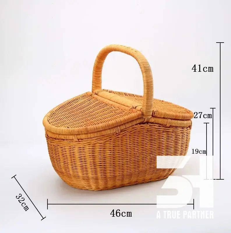 Toptan çok fonksiyonlu Rattan piknik sepetleri vietnam'dan en iyi fiyat ile (Ms. Nancy - + 84981859069)