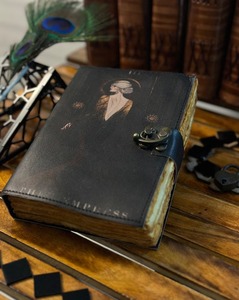 หนังสือคาถา Grimoire พิมพ์วารสารคนรักสมุดบันทึกไพ่ทาโรต์