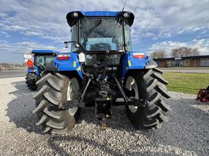 2024新霍兰德T5.110拖拉机107马力4WD，用于农场和农业，发动机和电机34小时使用80HP额定功率 - Product Image 4