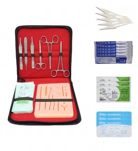 Al Mida Manual Suture Practice <strong>Kit</strong> with Stainless Steel Tools - Product Image 1