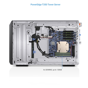De ll Tower Netzwerk Server Rack T350 Pentium g6405t CPU anwendbare Datenbank T350