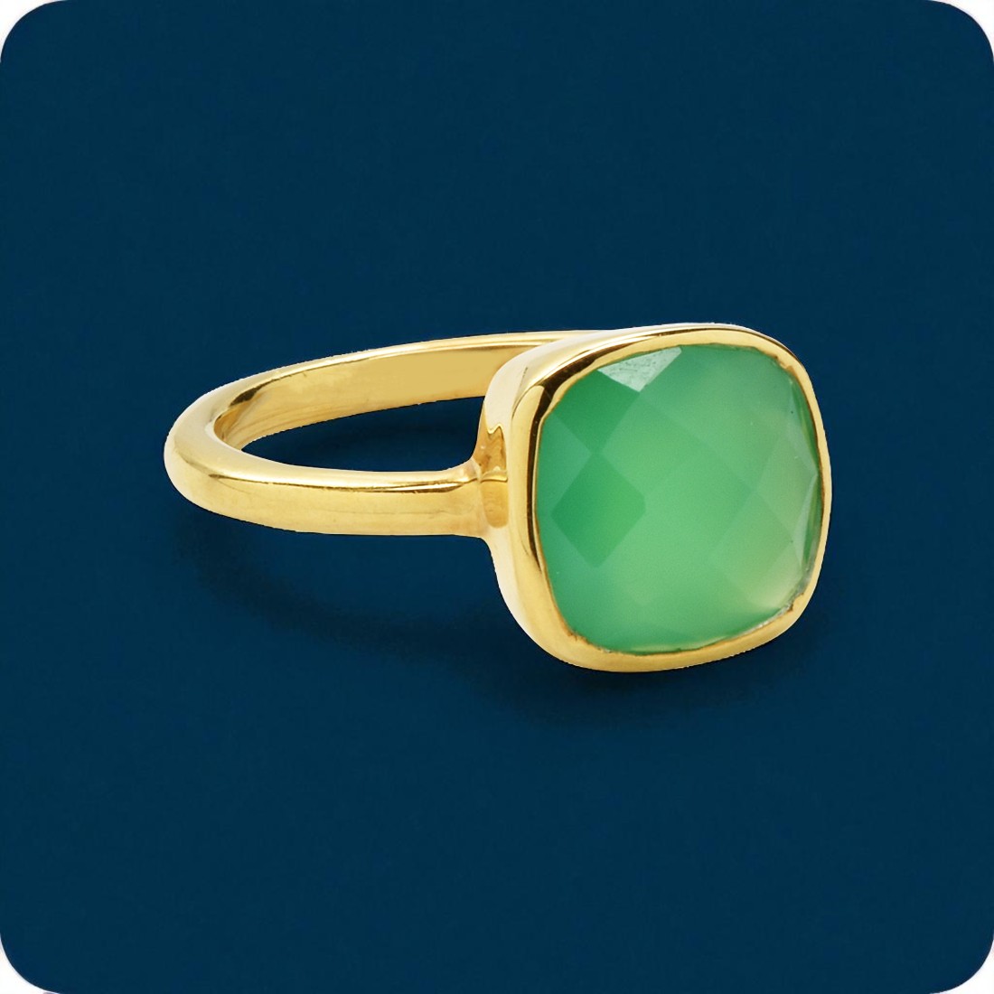 Calcedonia verde