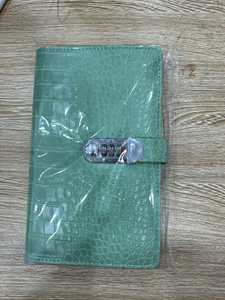 Cuaderno de Planificador de tapa dura A6 personalizado, diario de cuero PU duradero con bloqueo y acceso con contraseña codificada - Product Image 4