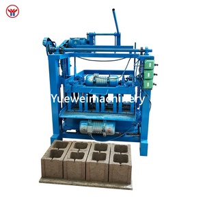 Popolare materiali da costruzione riciclabili semi-automatico ad incastro cavo solido blocco di cemento mattoni macchina di vendita calda - Product Image 1