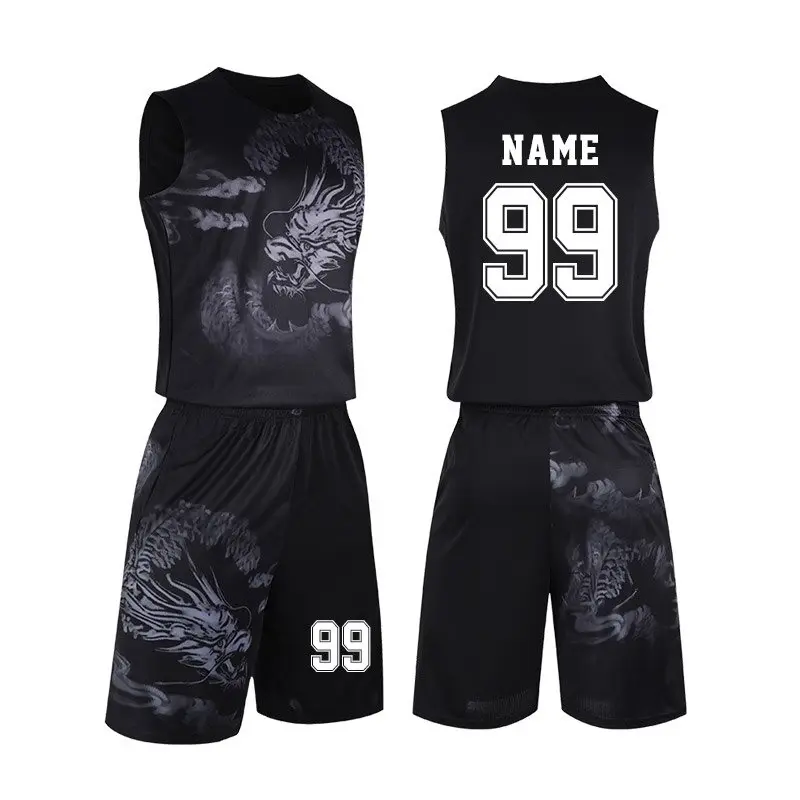Conjunto de uniforme y camiseta de baloncesto de alta calidad, uniforme transpirable personalizado para Universidad