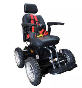Tekerlekli sandalye-4WD PW merdiven tırmanma Li-ion pil elektrikli engelli/yaşlı/hasta tekerlekli sandalyeler - Product Image 3