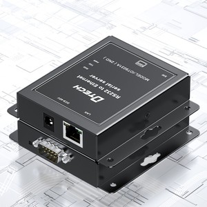 Convertidor DTECH Industrial Serial Ethernet Gateway Server RS232 a Tcp-ip con puerto LAN - Product Image 1