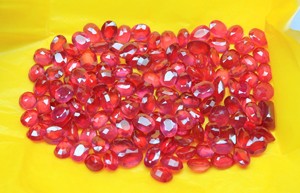 Attractive Glass Field <strong>Ruby</strong> Gemstone Oval <strong>Shape</strong> Stone Loose <strong>Ruby</strong> <strong>Gems</strong> Faceted Glass Field <strong>Ruby</strong> Gemstone 6mm to 12mm Size
