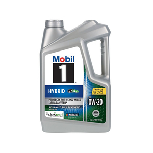Mobil 1 hibrid 0W-20 gelişmiş tam sentetik Motor yağı-5 litre şişe (4.73 litre)- Pak 3 - Product Image 1