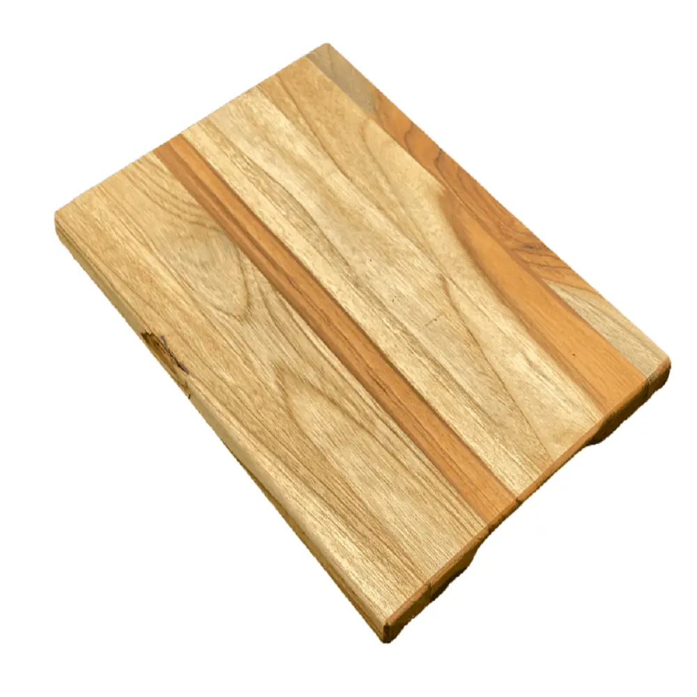 Planche à découper en bois d'acacia Bloc à découper en bambou Planche à découper en teck Bloc à découper taille personnalisée couleur personnalisée avec huile de COV