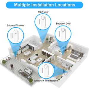 Daytech 2025 dispositivo di attivazione WiFi intelligente Tuya MINI Wifi sensore per finestre/porte uso domestico batteria di allarme in loco - Product Image 2