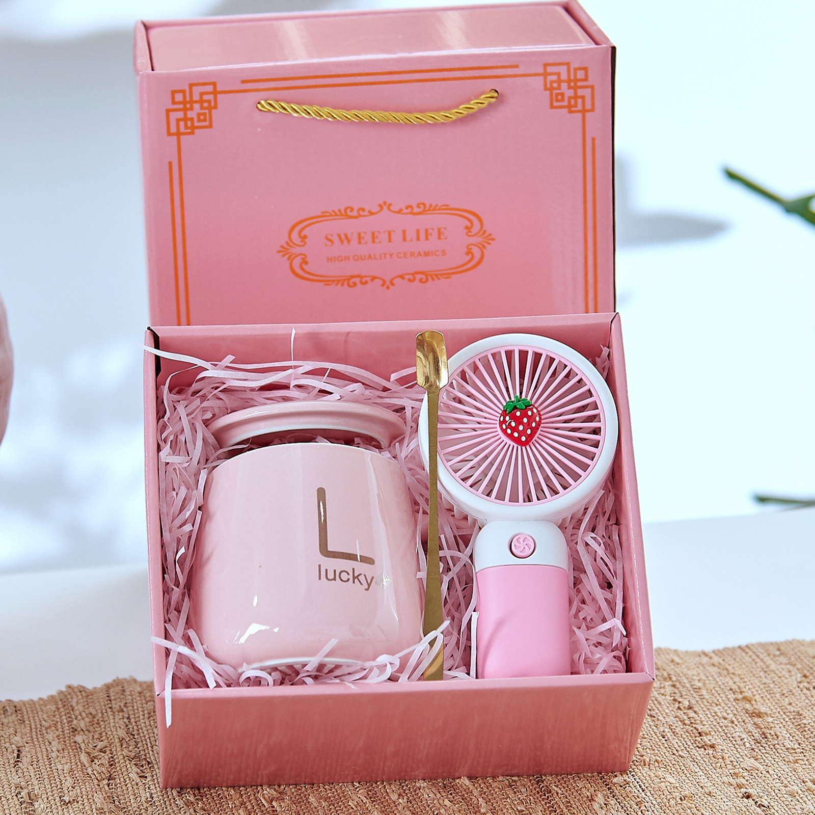 Cup + Fan Two-Piece Set