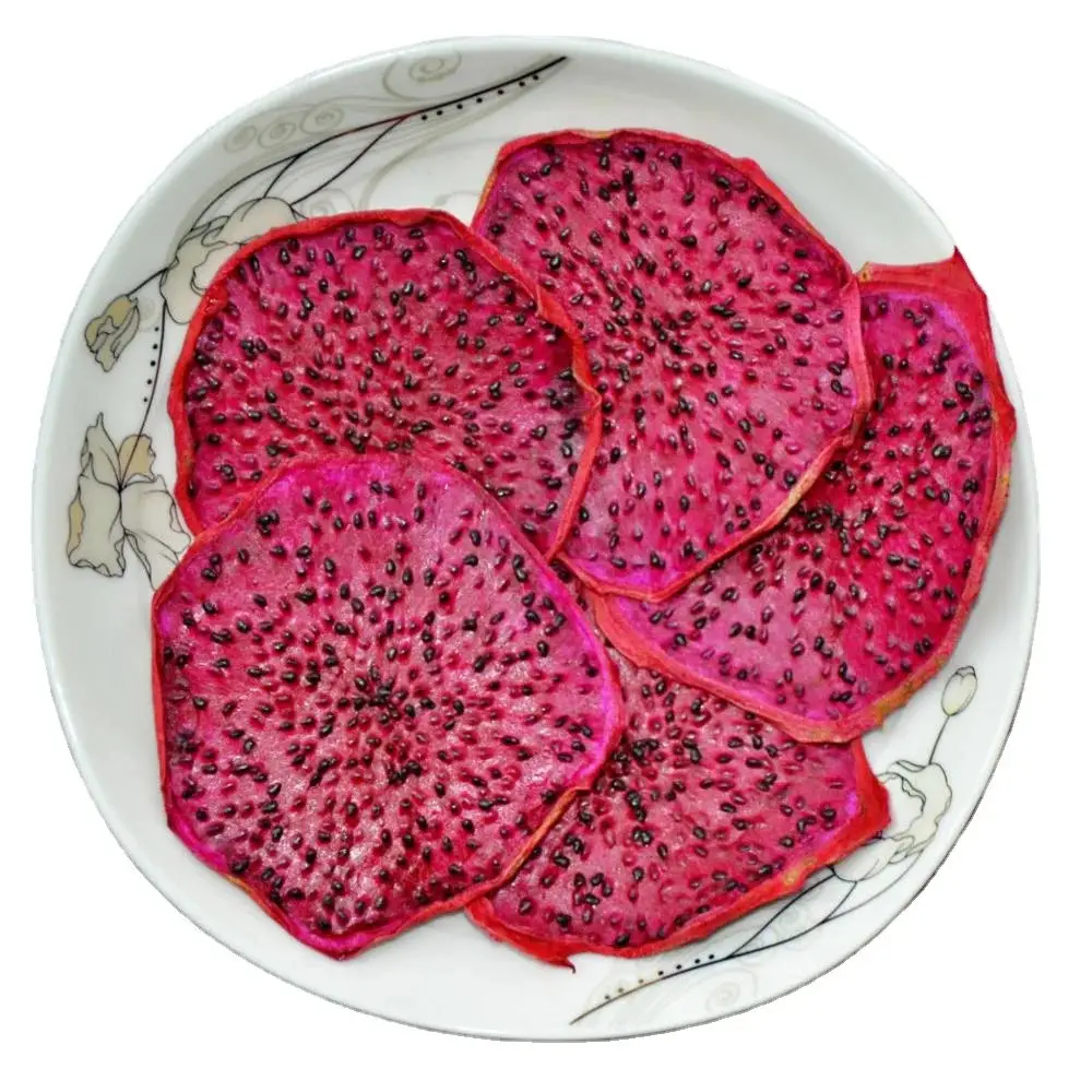 100% Nature Dragon Fruit Bulk Natural Dry White Pitaya Slice Fresh Dragon Fruit Pieces para la venta