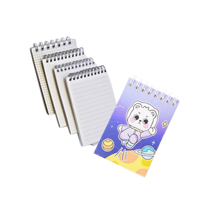 Cuaderno Escolar de Dibujos Animados, Cubierta Suave con Encuadernación en Espiral para Estudiantes A6 A7, Mini Bloc de Notas en Espiral - Product Image 2