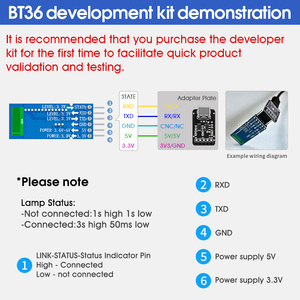 DX-BT36 Master-slave Integration <strong>Bluetooth</strong> <strong>Module</strong> Uart Serial Communication <strong>at</strong> <strong>Command</strong> 70m Transparent Transmission Ble <strong>Module</strong> - Product Image 6