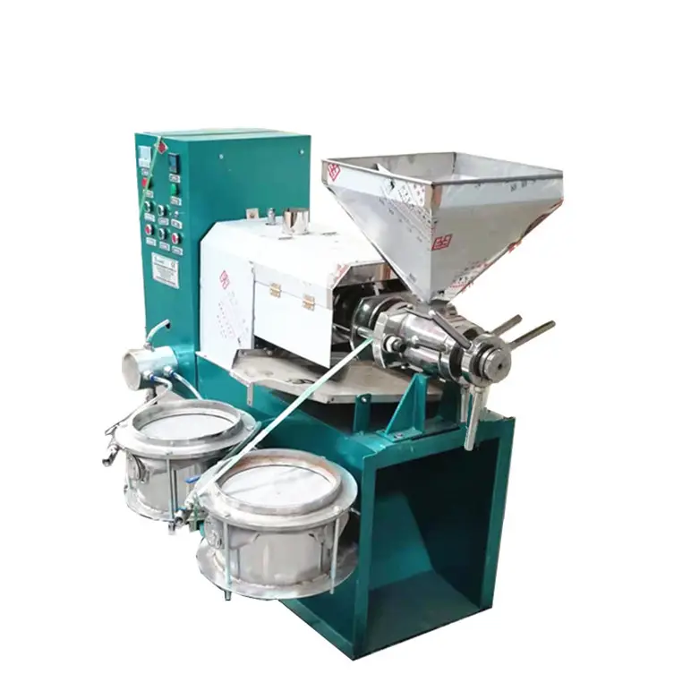 Máquina semiautomática de prensado y refinación de aceite de girasol, máquina de procesamiento de aceite de coco suministrado, 6yl-100, 1100