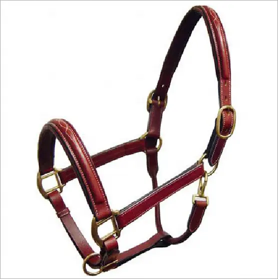 Vendita calda cavezza per cavalli con corda di piombo professionale equestre di alta qualità personalizza il collare per la testa di cavallo