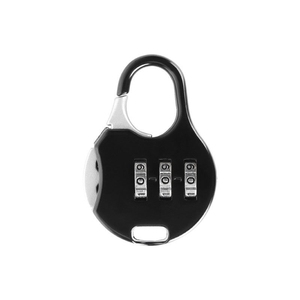 YH1672 Mini 3 quadrante cifra codice numero Password combinazione lucchetto in lega di zinco antifurto bagaglio sicuro per il viaggio e uso in palestra - Product Image 2
