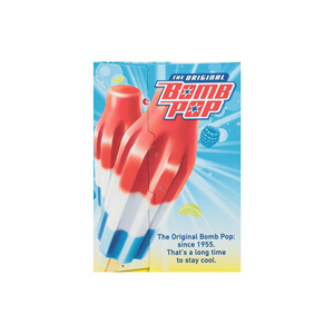 The Original Bomb <strong>Pop</strong> available now enjoy the refreshing and fun frozen <strong>pop</strong> with cherry lime and blue raspberry flavors - Product Image 1