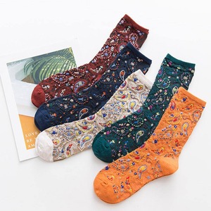 10 Pairs Lot paketi erkekler kadınlar çiftler Lover çorap yeni varış eşkenar dörtgen hayvan noel karikatür meyve gıda nokta pamuk mutlu çorap - Product Image 2