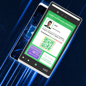 10-дюймовая система контроля доступа с датчиком температуры - Product Image 3