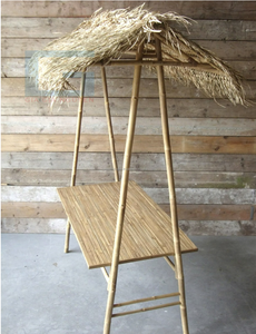 BEST CHOICE_FOLDABLE <strong>MARKET</strong> DISPLAY STAND WITH THATCH ROOF_ AFFORDABLE &amp; DURABLE FROM VIETNAM - Product Image 4
