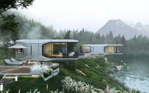 ห้องโดยสารกลางแจ้งแบบร่วมสมัยสำหรับโรงแรมรีสอร์ทวิลล่าแคปซูลสำหรับพื้นที่สำเร็จรูปแบบแคปซูลแบบพกพาที่ทันสมัย - Product Image 3