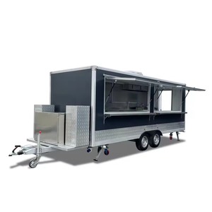 便宜的不锈钢移动食品货车便宜的价格二手食品货车低价 - Product Image 1