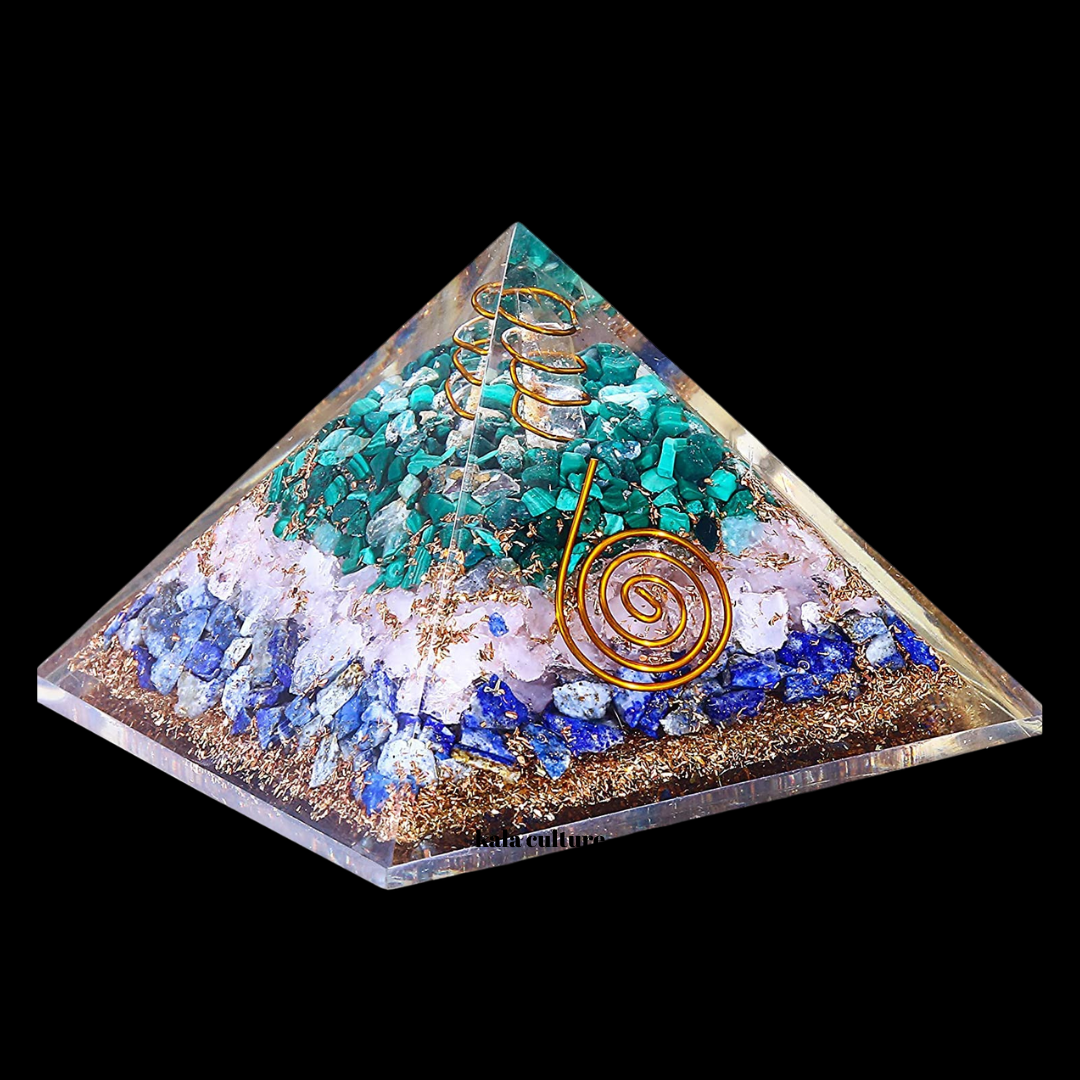 Quartz Lapis Rose Et Malachite