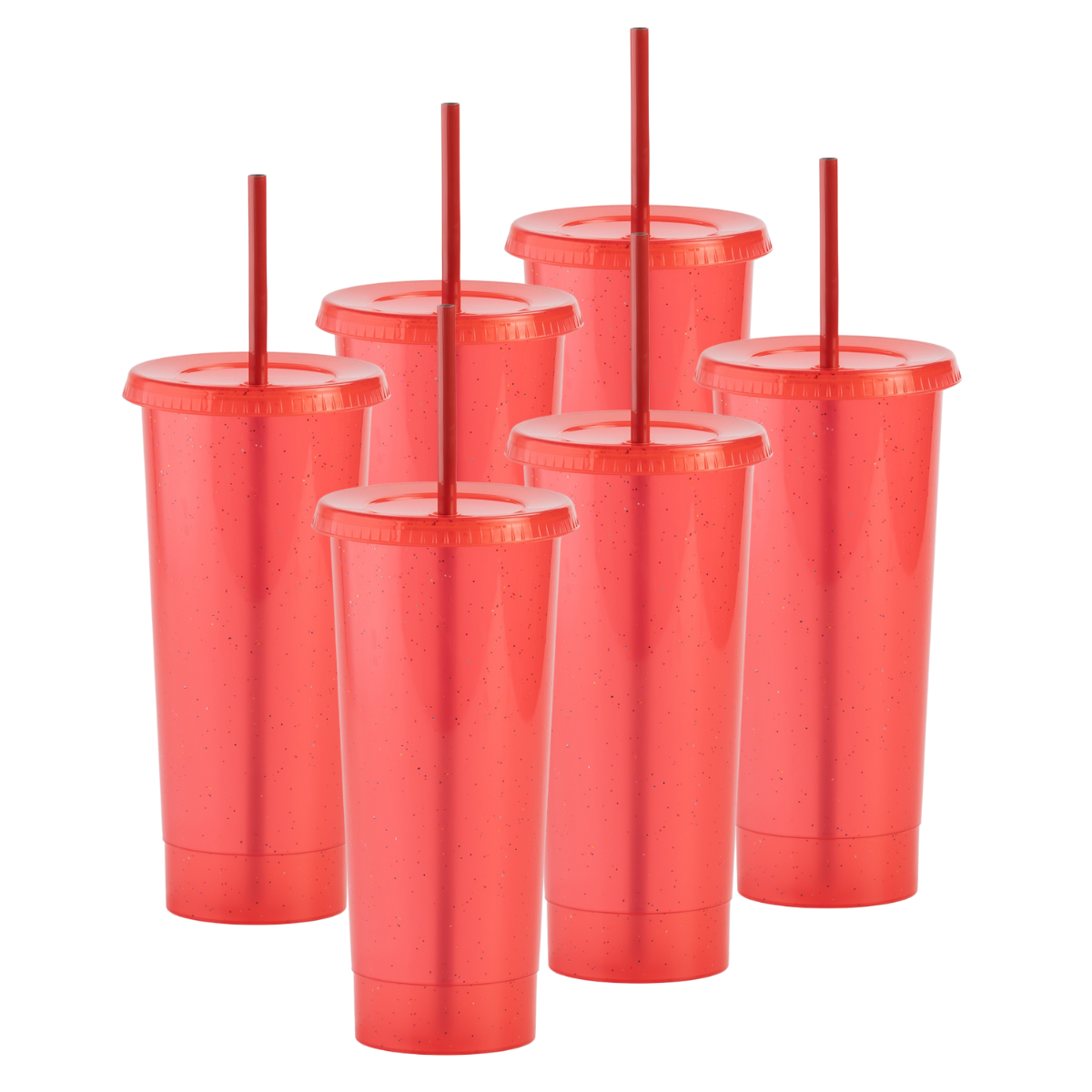 Translucent Red Glitter