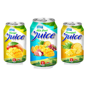 Private Label OEM Natural Fruit <strong>Juice</strong> Drink in 330ml Can HALAL <strong>Juice</strong> Export to US Middle East Africa - Drink Sample Free - Product Image 1
