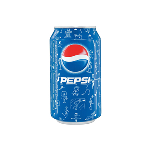 Factory Wholesale Export <strong>P</strong>-epsi Blue Can 320ML Carbonated Beverages <strong>Soft</strong> <strong>Drinks</strong> for Sale