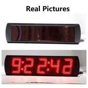 GS5T-5R GX 5-In 5 cifre Non impermeabile LED conto alla rovescia digitale per sport all'aperto cronometro cronometro elettronico Timer da gara - Product Image 3