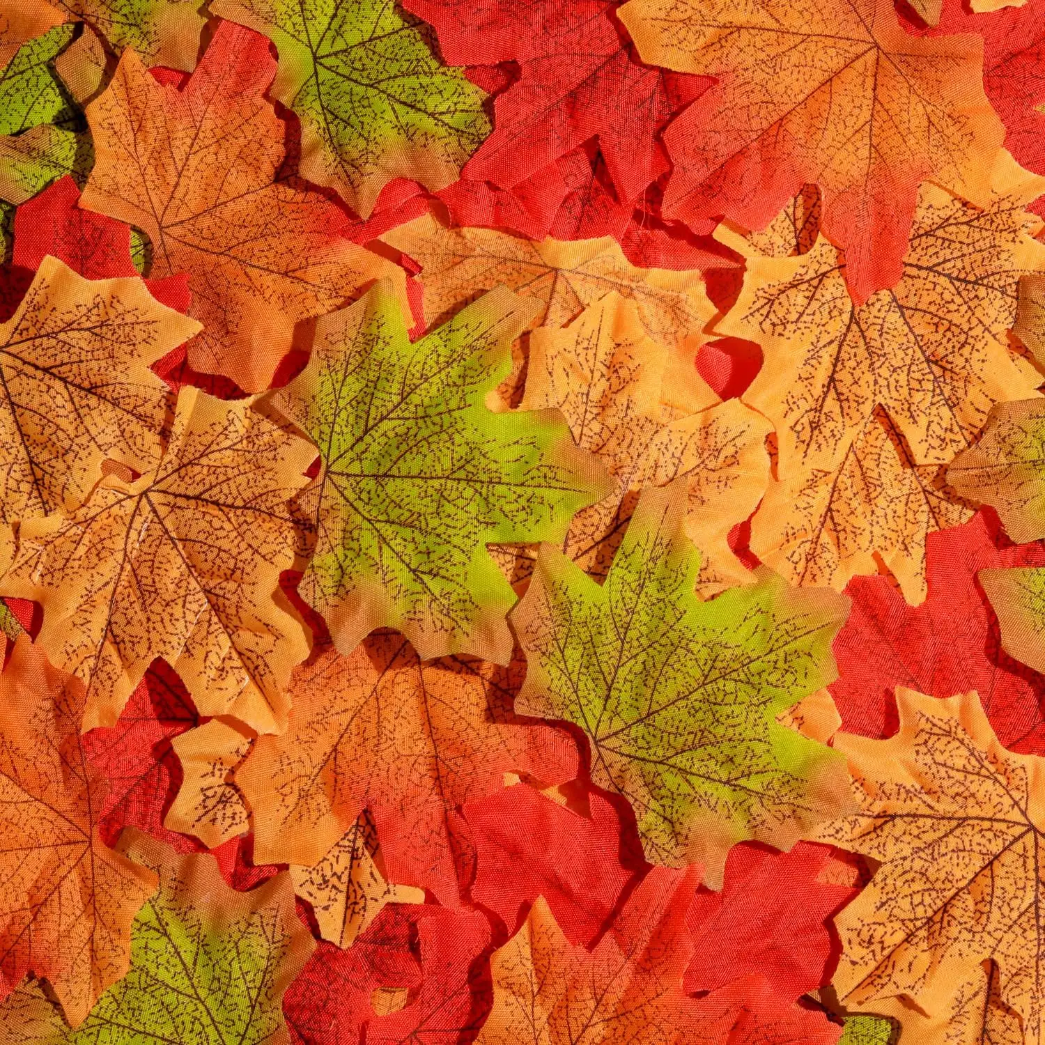 Confezione da 50 foglie di acero artificiale autunno autunno seta 8cm foglie per decorazioni da tavola del ringraziamento di nozze