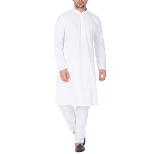 巴基斯坦男士棉Shalwar Kameez传统库尔塔，适用于成人，适用于各种场合，也适用于儿童