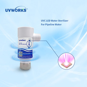 UVWORKS UVC LED REACTOR RO水システム4-6LPM水流れ率UVC LED水処理障害 - Product Image 2