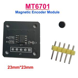 Codificador magnético MT6701 Módulo de sensor de medición de ángulo de inducción magnética 14bit alta precisión en lugar de AS5600