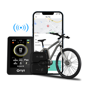 Широкая Совместимость GPS позиционирования IPX7 HD цветной дисплей защита от короткого замыкания скорость пробега Ebike ЖК-дисплей - Product Image 5