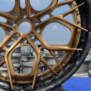 19 20 21 22 24 26 inch 2-mảnh 6061-T6 hợp kim xe bánh xe tùy chỉnh 5x114.3 giả mạo bánh xe sợi <span class=keywords><strong>Carbon</strong></span> cho xe hơi sang trọng - Product Image 4