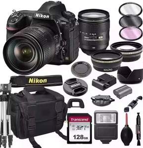 Ekstra aksesuarlar ile 24-120mm F/4G AF-S ED VR Lens + 64GB Pro ile D850 FX D7500 DSLR kamera - Product Image 1