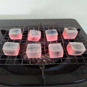 Branded 38MM Shisha Charcoal Tablets Coconut and Bamboo Lite Shisha <strong>Coals</strong> with Shell Pattern Briquette Material <strong>Black</strong> Color - Product Image 6