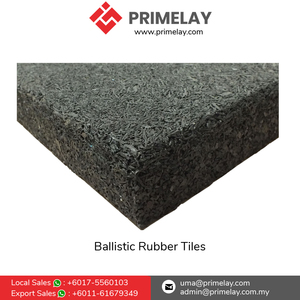 Canlı yangın ortamları geri dönüşümlü çekim için yüksek mukavemetli kaymaz ses emici balistik kauçuk karolar 50mm kalınlık güvenli - Product Image 3