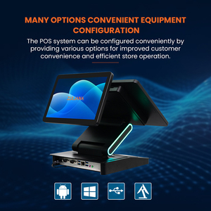 15.6" All in One <strong>POS</strong> System with PCAP Capacitive Touch Display of IP Rating 65 - Product Image 3