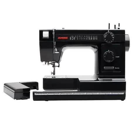 ماكينة خياطة HD1000BE HD1000 من Janome باللون الأسود وهيكل معدني بالكامل