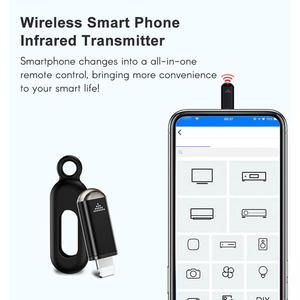 Mini Smartphone IR uzaktan kumanda adaptörü için Android akıllı telefon Mini kızılötesi evrensel kontrol hepsi bir klima - Product Image 4