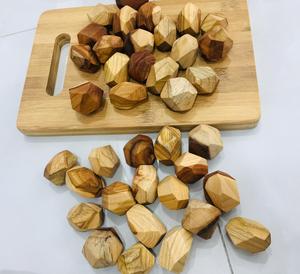Tumi ישי עץ איזון אבני בניין אבנים לערום צבעוני